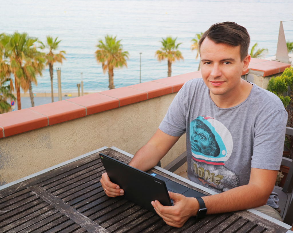 This is a photo of Mike Zima, founder of Zima Media