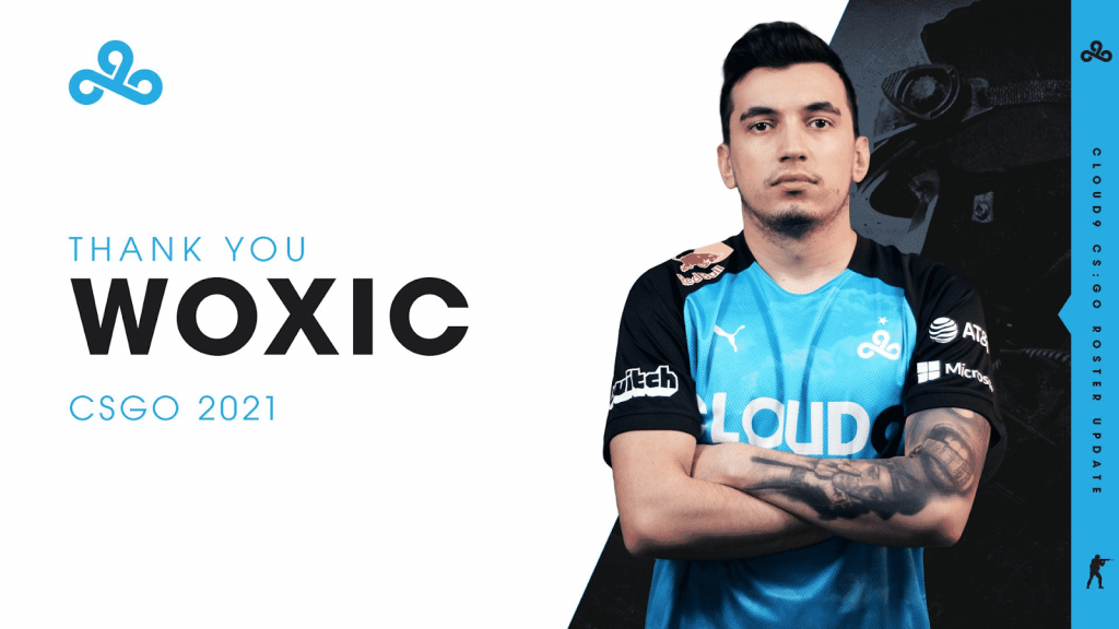 csgo cloud9 parts ways with woxic