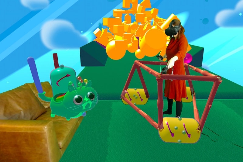 Fantastic Contraption is one of the best virtual reality Games for kids