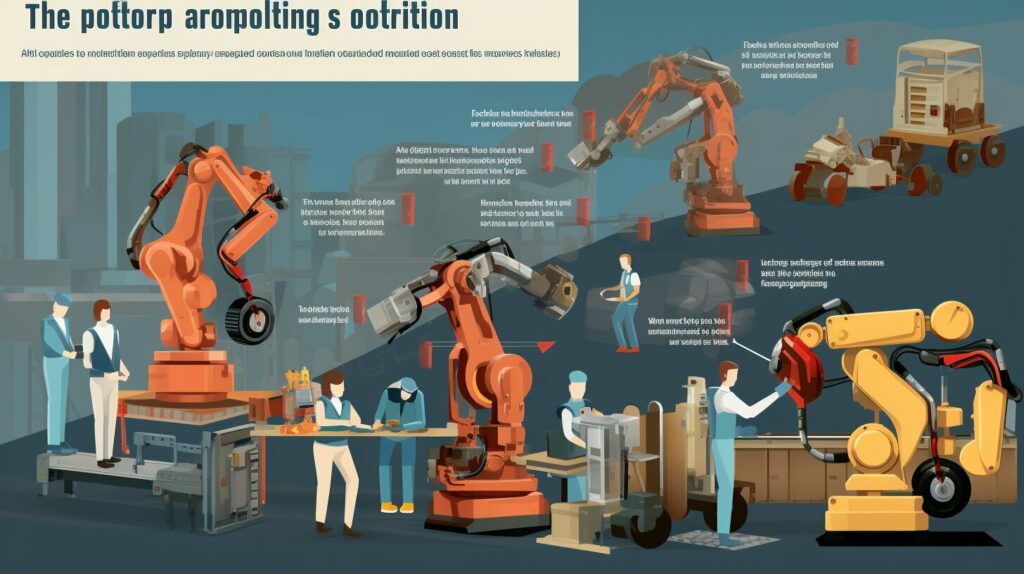 Robots replace human workers